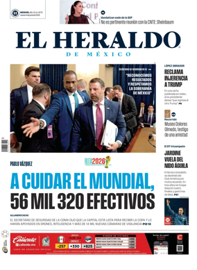 Cover of El Heraldo de Mexico