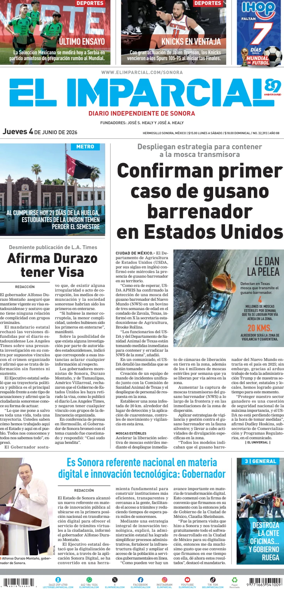 Cover of El Imparcial
