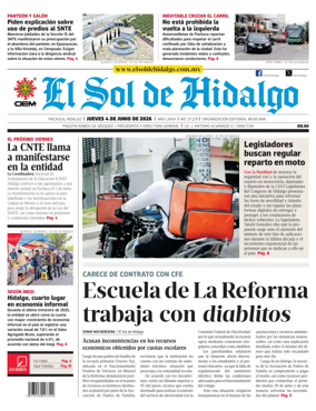 Cover of El Sol de Hidalgo