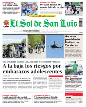Cover of El Sol de San Luis Potosi