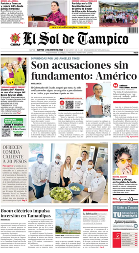 Cover of El Sol de Tampico