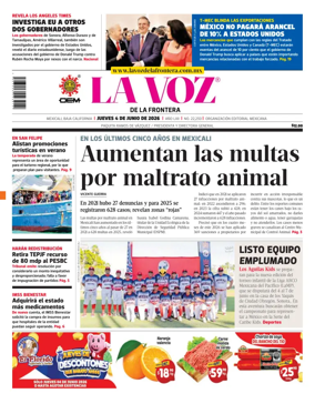 Cover of La Voz de la Frontera
