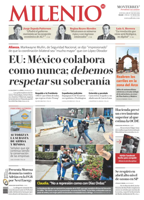 Cover of Milenio Monterrey
