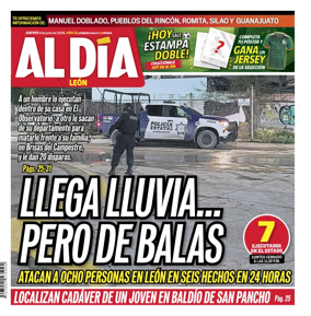 Cover of Periodico Al Dia (Leon)