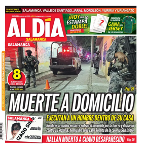 Cover of Periodico Al Dia (Salamanca)