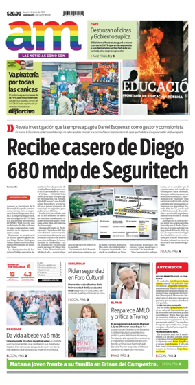 Cover of Periodico AM (Leon)