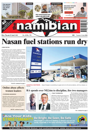 Cover of The Namibian