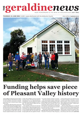 Cover of Geraldine News