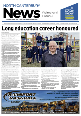 Cover of North Canterbury News