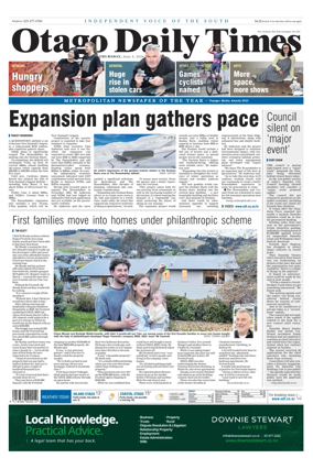 Cover of Otago Daily Times