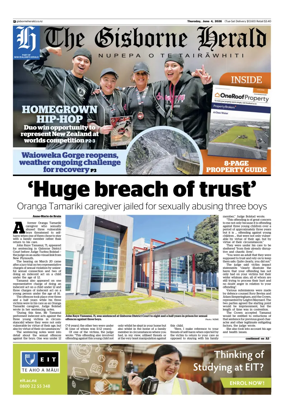 Cover of The Gisborne Herald