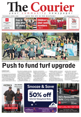Cover of The Timaru Courier