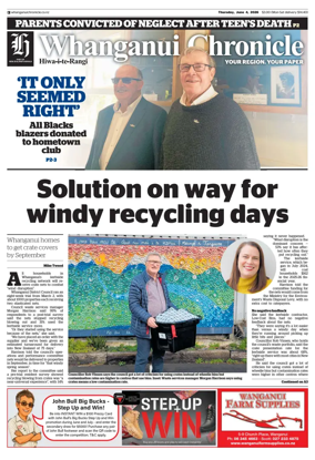 Cover of Whanganui Chronicle