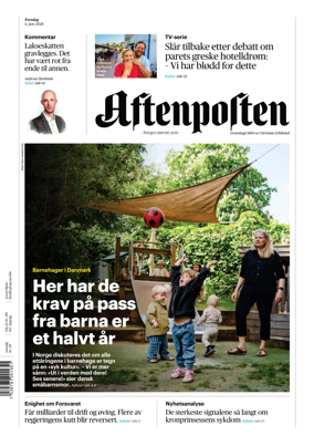 Cover of Aftenposten