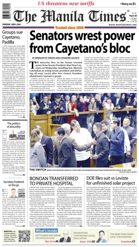 Cover of The Manila Times