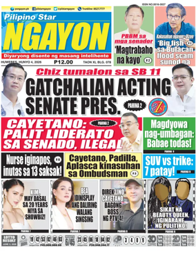 Cover of Pilipino Star Ngayon