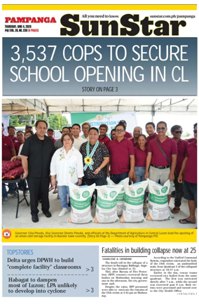 Cover of Sun.Star Pampanga