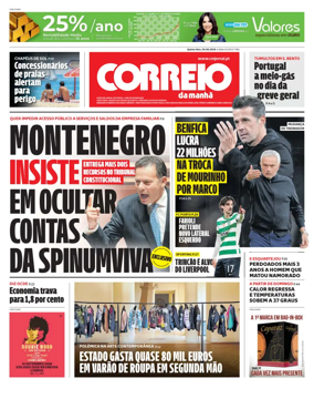 Cover of Correio da Manha