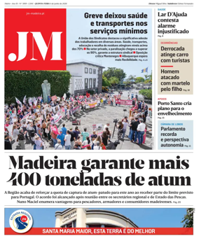 Cover of Jornal Madeira