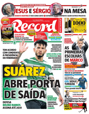 Cover of Record (Portugal)