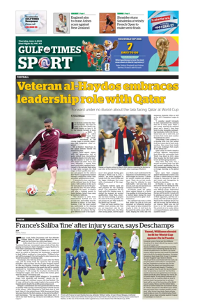 Cover of Gulf Times Sport
