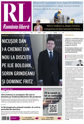 Cover of Romania Libera