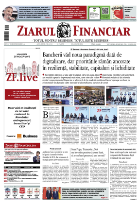 Cover of Ziarul Financiar