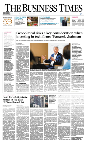 Cover of The Business Times