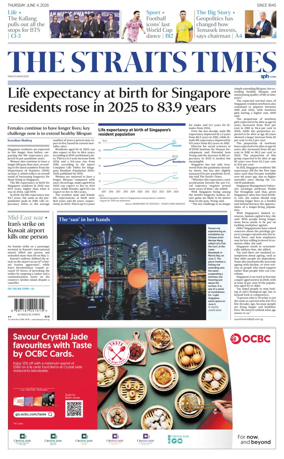 Cover of The Straits Times