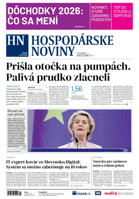 Cover of Hospodarske noviny