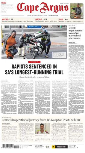Cover of Cape Argus (PM Edition)