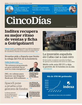 Cover of Cinco Dias