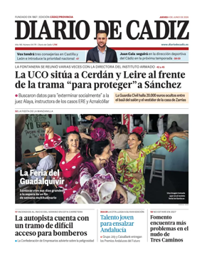 Cover of Diario de Cadiz