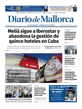 Cover of Diario de Mallorca