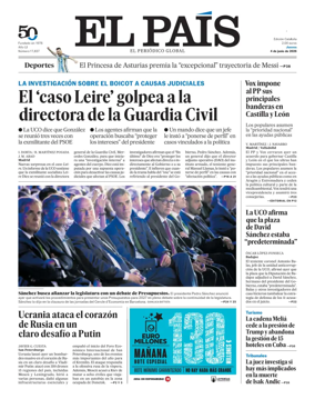 Cover of EL PAIS Catalunya