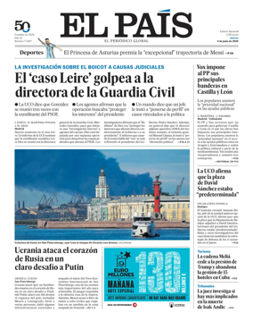 Cover of EL PAIS Euskadi