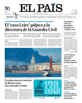 Cover of EL PAIS Valencia