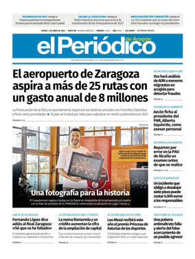 Cover of El Periodico Aragon