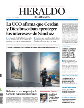 Cover of Heraldo de Aragon