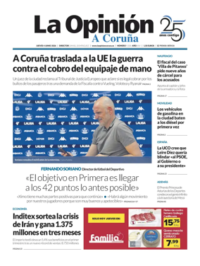 Cover of La Opinion de A Coruna