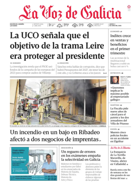 Cover of La Voz de Galicia (Viveiro)