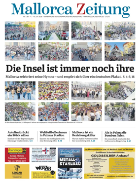 Cover of Mallorca Zeitung