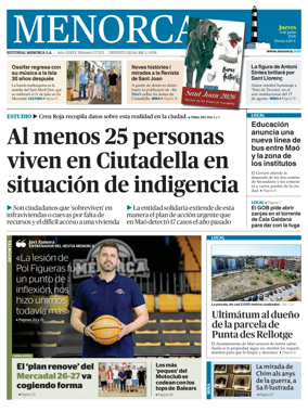 Cover of Menorca Diario Insular