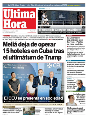 Cover of Ultima Hora