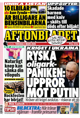 Cover of Aftonbladet