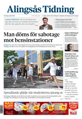Cover of Alingsas Tidning