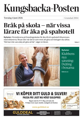 Cover of Kungsbacka-Posten