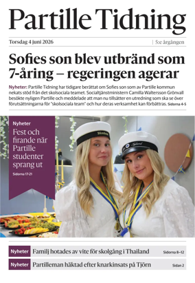 Cover of Partille Tidning