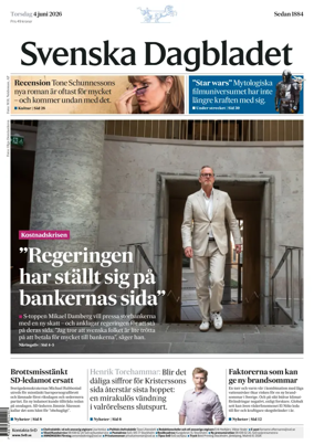 Cover of Svenska Dagbladet