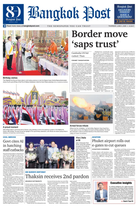Cover of Bangkok Post